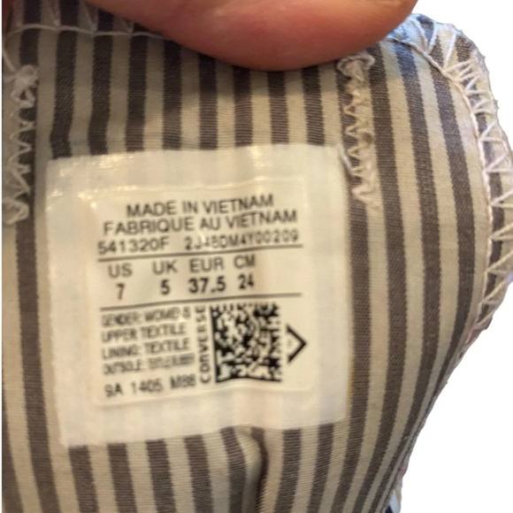 Converse All Star gray double tongue Low Top Sneakers sz 7
Trainers Classic - Picture 8 of 9